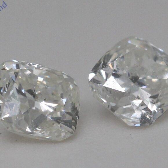 Cushion Diamond Studs 14K Yellow Gold (1.44 Ct H I Si) C54200054 - Picture 5 of 6